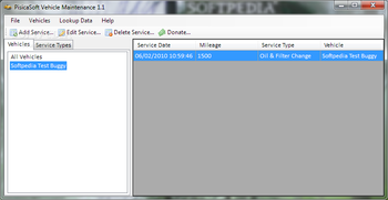 Vehicle Maintenance screenshot