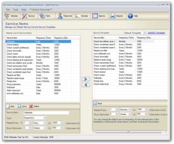 Vehicle Manager 2016 Fleet Network Edition screenshot 7