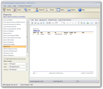 Vehicle Manager 2016 Professional Edition screenshot 12