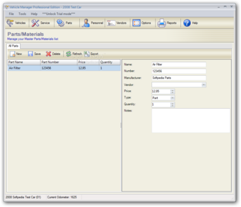 Vehicle Manager 2016 Professional Edition screenshot 8