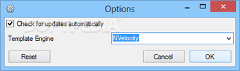Velocity Template Editor screenshot 4