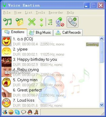 vEmotion for VoIP screenshot 2