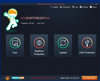 VenkaSure Antivirus Internet Security screenshot