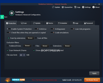 VenkaSure Antivirus Internet Security screenshot 5