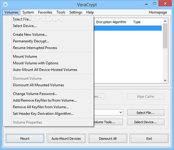 VeraCrypt Portable screenshot 2