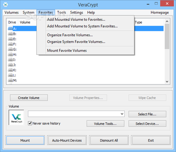 VeraCrypt Portable screenshot 4