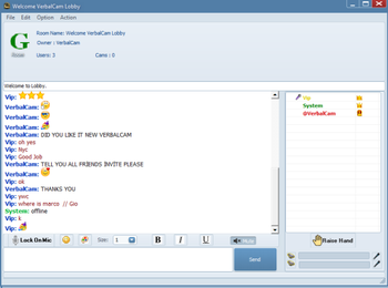 VerbalCam Video Chat screenshot