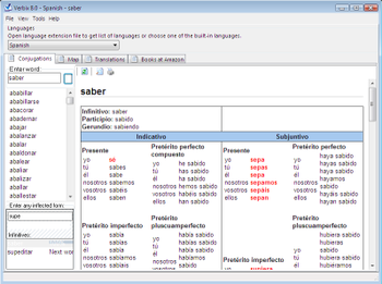 Verbix screenshot