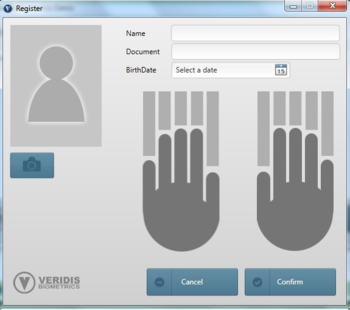 Veridis Biometric SDK screenshot