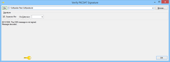 VerifyPKCS7 screenshot