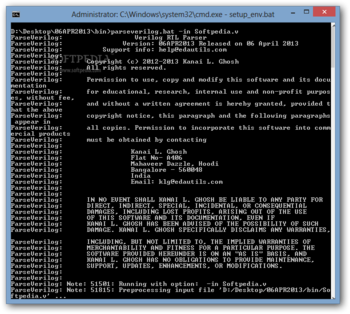 Verilog RTL Parser screenshot