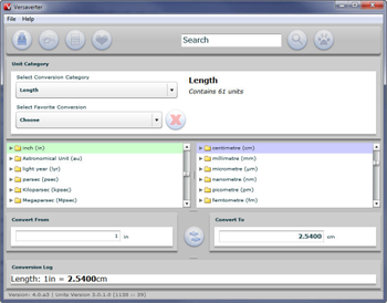 Versaverter screenshot