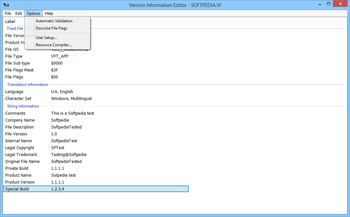 Version Information Editor screenshot 4