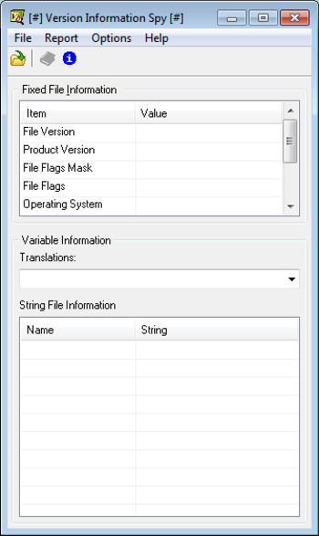 Version Information Spy screenshot