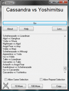 Versus screenshot