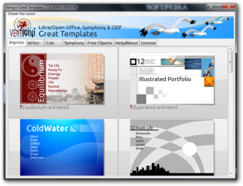 Vertigini Great Templates screenshot
