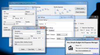 Very Simple Budget And Expense Manager screenshot