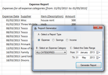 Very Simple Budget And Expense Manager screenshot 2