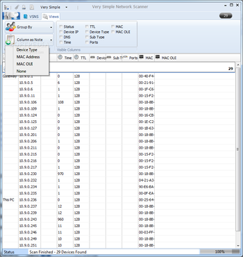 Very Simple Network Scanner screenshot 2