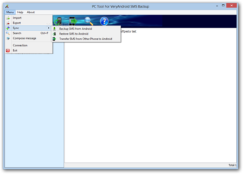 VeryAndroid SMS Backup screenshot 3