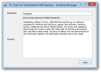 VeryAndroid SMS Backup screenshot 4