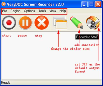 VeryDOC Screen Recorder screenshot