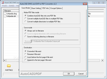 VeryPDF AutoCAD DWG and DXF To PDF Converter screenshot 2