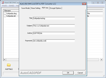 VeryPDF AutoCAD DWG and DXF To PDF Converter screenshot 4