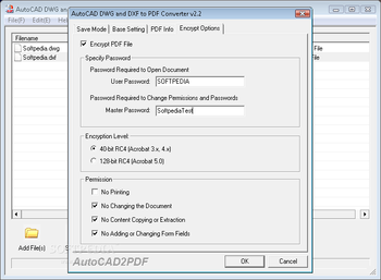 VeryPDF AutoCAD DWG and DXF To PDF Converter screenshot 5