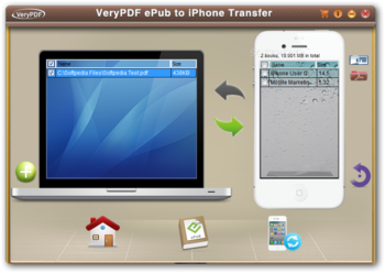 VeryPDF ePub to iPhone Transfer screenshot 3