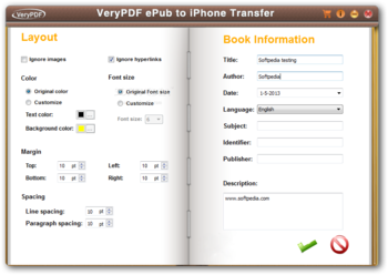 VeryPDF ePub to iPhone Transfer screenshot 4