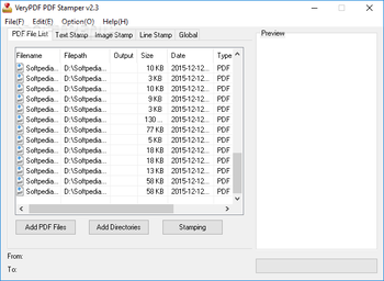 VeryPDF PDF Stamper screenshot