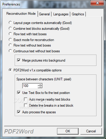 VeryPDF PDF2Word screenshot 2