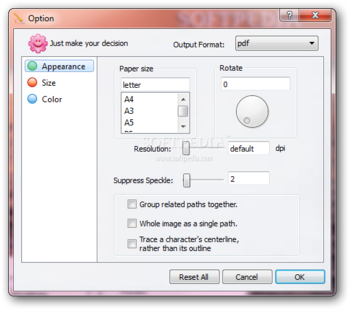 VeryPDF Raster to Vector Converter screenshot 2