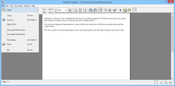 VeryPDF Reader screenshot