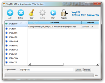 VeryPDF XPS to Any Converter screenshot