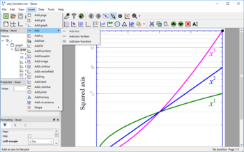 Veusz screenshot 5