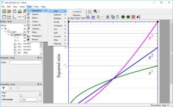 Veusz screenshot 6