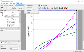 Veusz screenshot 7