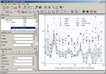 Veusz screenshot
