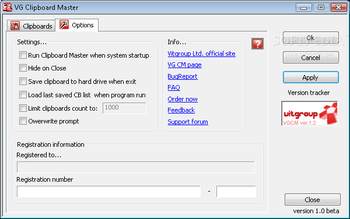 VG Clipboard Master screenshot 2