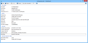 VhdAttach screenshot