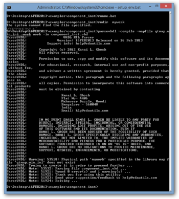 VHDL RTL Parser screenshot