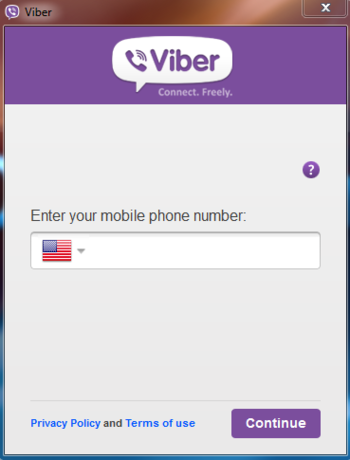 Viber for Windows screenshot
