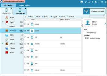 Vibosoft Android Mobile Manager screenshot