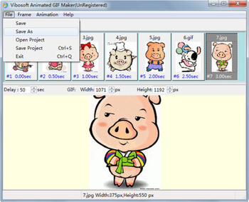 Vibosoft Animated GIF Maker screenshot 2