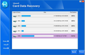 Vibosoft Card Data Recovery screenshot 2