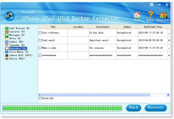 Vibosoft iPhone iPad iPod Backup Extractor screenshot 2