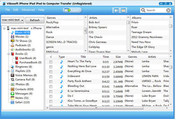 Vibosoft iPhone iPad iPod to Computer Transfer screenshot