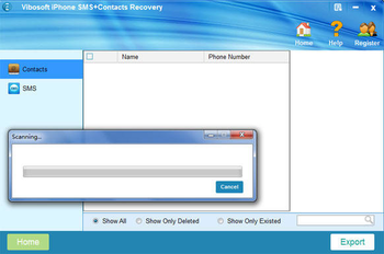 Vibosoft iPhone SMS+Contacts Recovery screenshot 3